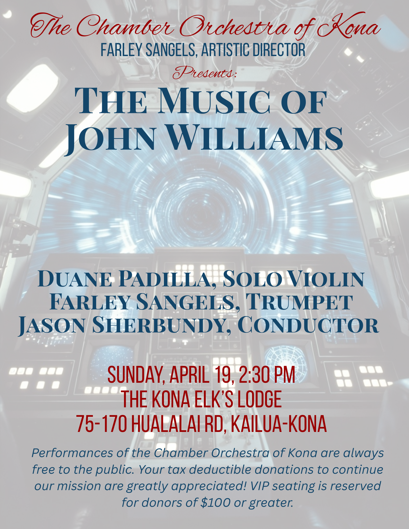 The Music of John Williams — Chamber Orchestra of Kona